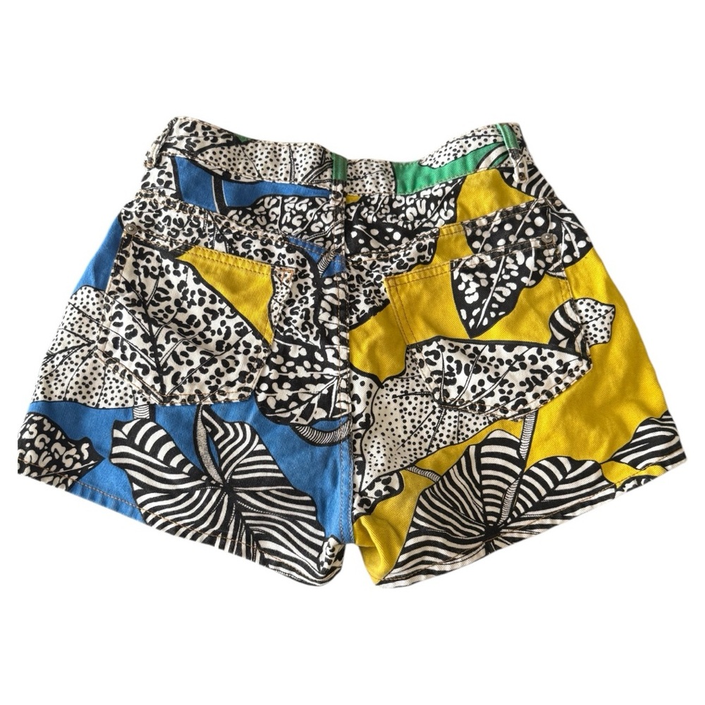 ⭐️Farm Rio Animal print Limited edition Olodum Bahia High Rise Denim Shorts
